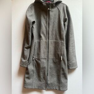 Lululemon Après Hooded jacket Grey Heathered Sz 6